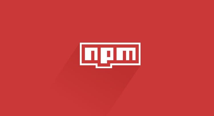 NPM logo wallpaper